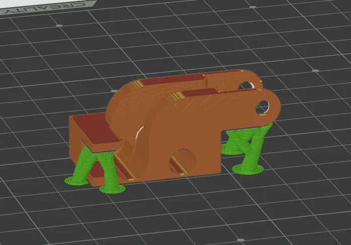 K1 : Mắt xích - Giá đỡ phía sau - Image 7