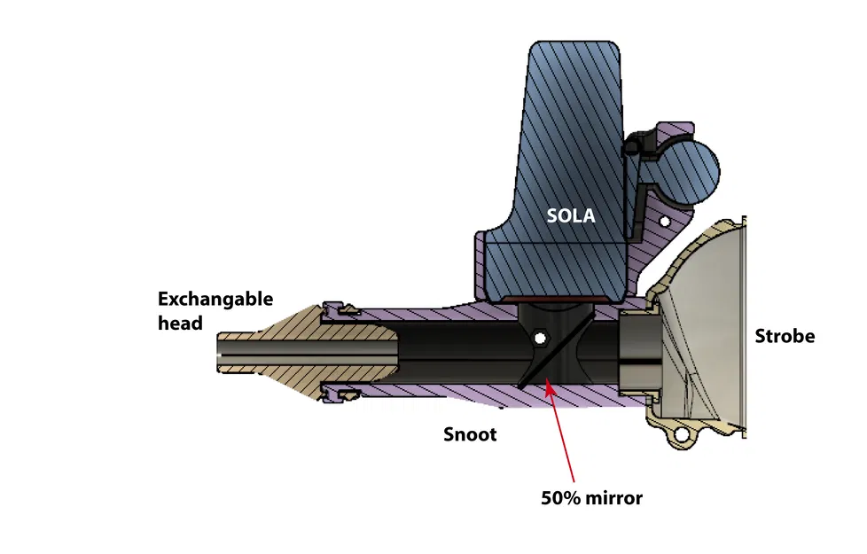 Snoot Chụp Ảnh Dưới Nước Có Bộ Chia Chùm Tia - Image 5