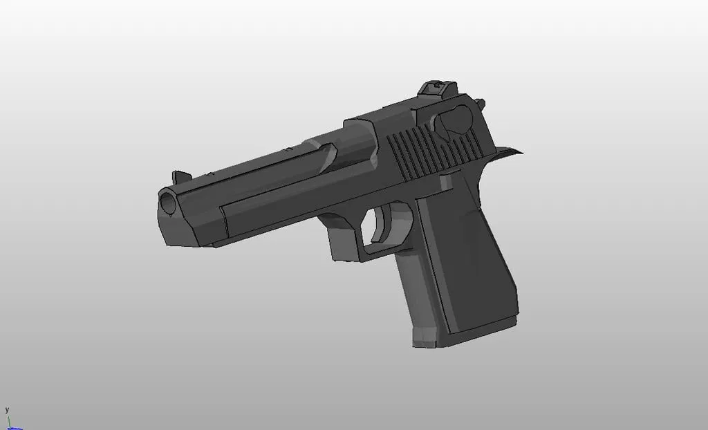 Súng lục sa mạc (Desert Eagle) 3D Model - Image 5