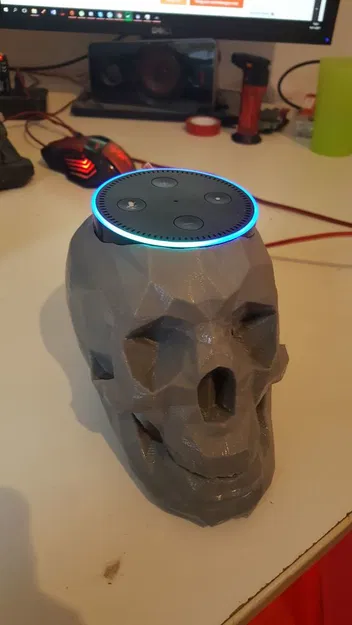 Kệ Giữ Echo Dot Hình Đầu Lâu Cho Alexa - Image 4