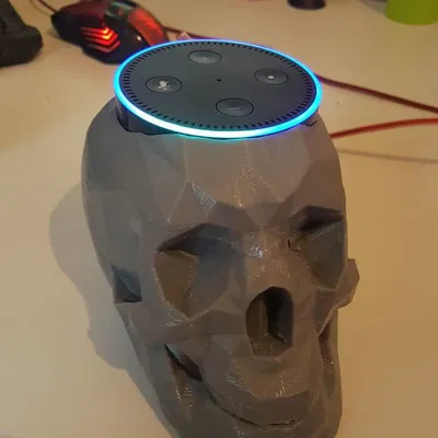 Kệ Giữ Echo Dot Hình Đầu Lâu Cho Alexa