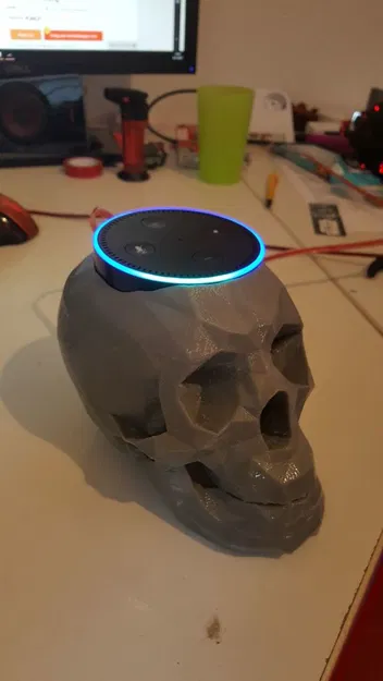 Kệ Giữ Echo Dot Hình Đầu Lâu Cho Alexa - Image 5