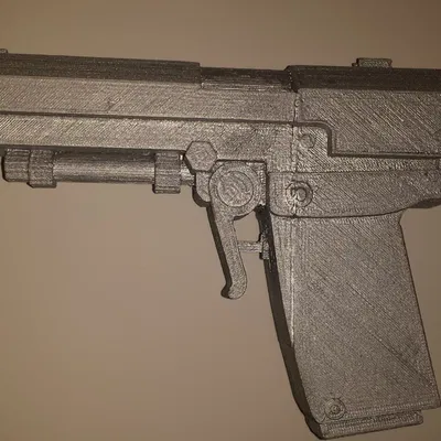 Súng lục bán tự động Rust (in 3D)