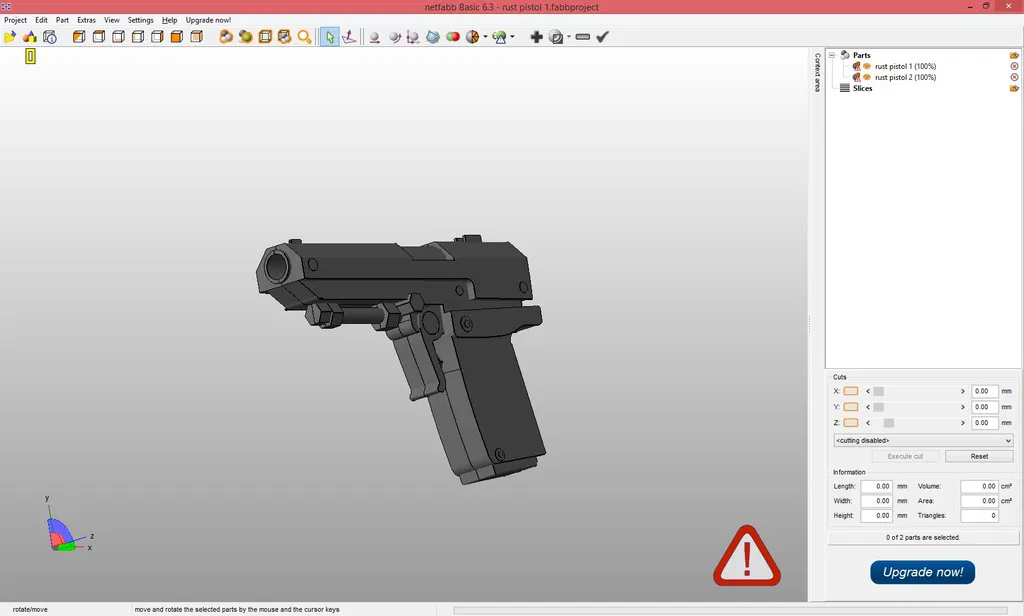 Súng lục bán tự động Rust (in 3D) - Image 5