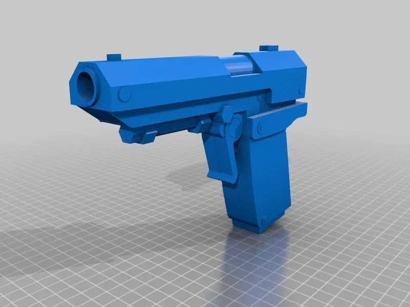 Súng lục bán tự động Rust (in 3D) - Image 6