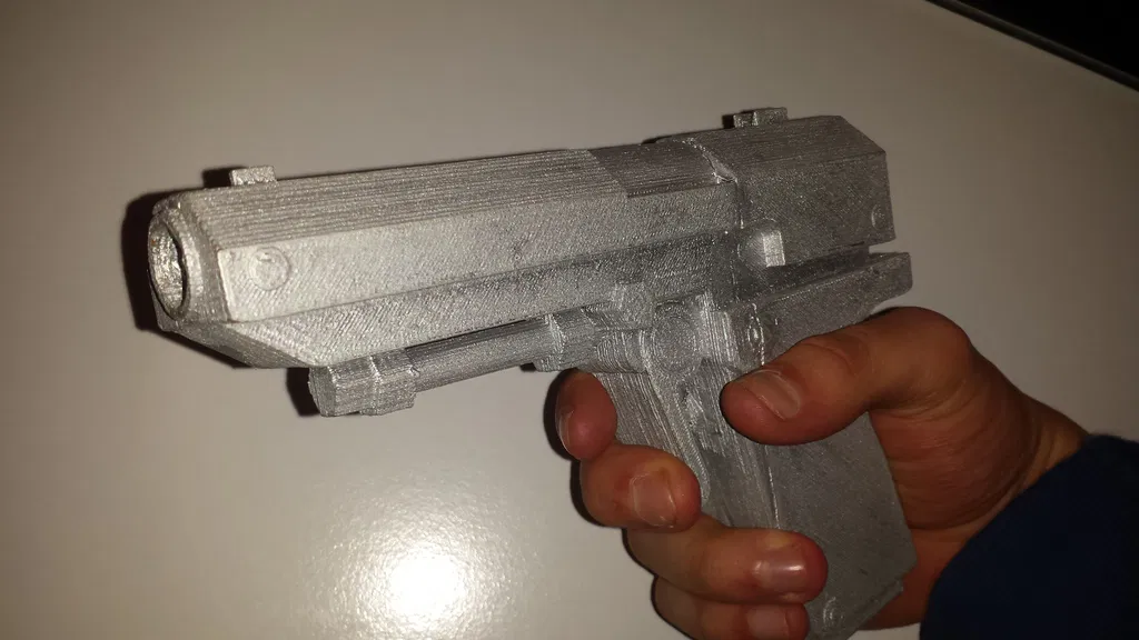 Súng lục bán tự động Rust (in 3D) - Image 10