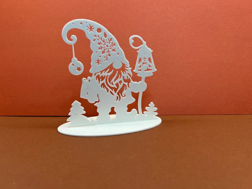 Ông Già Noel Người Lùn Giáng Sinh Với Đèn Lồng - Image 2