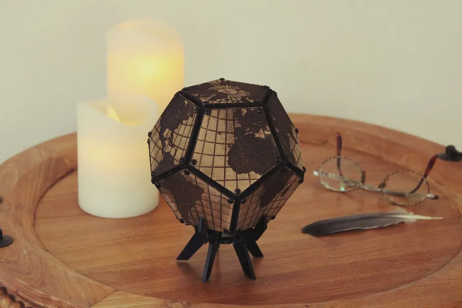 Quả Địa Cầu Đa Diện Đẹp Mắt - Image 1