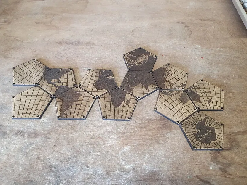 Quả Địa Cầu Đa Diện Đẹp Mắt - Image 3