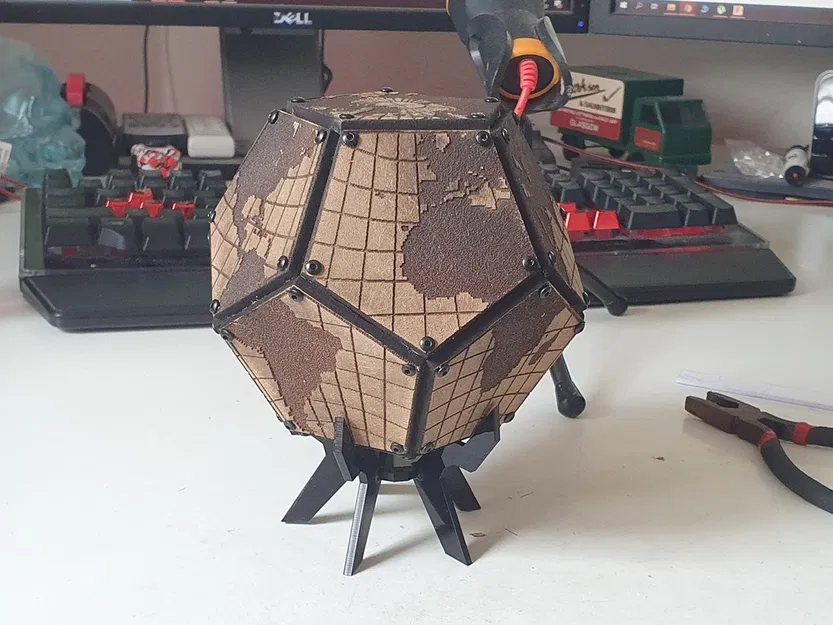 Quả Địa Cầu Đa Diện Đẹp Mắt - Image 5