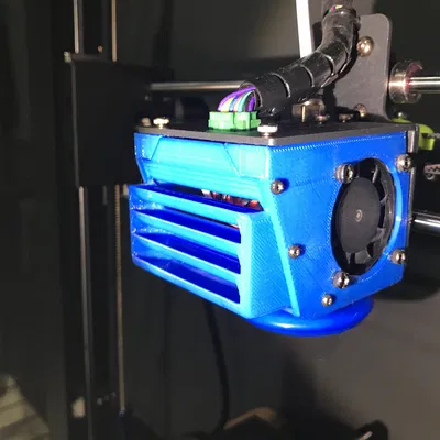 Hộp Quạt Hotend Cải Tiến Cho Anycubic I3 Mega (Bản S, X, Full Metal, BLTouch & E3DV6)