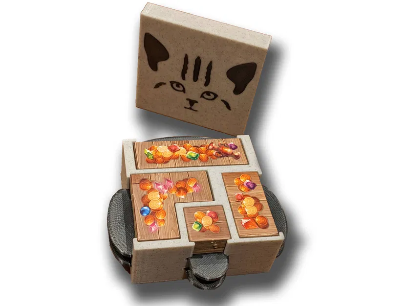 Hộp Đựng Kho Báu và Lưu Trữ Board Game The Isle of Cats - Image 1