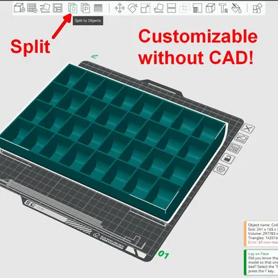 Khay Thu Thập Các Chi Tiết Nhỏ