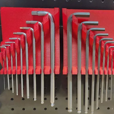 Giá đỡ lục giác Allen cho pegboard chuẩn khoảng cách 25mm