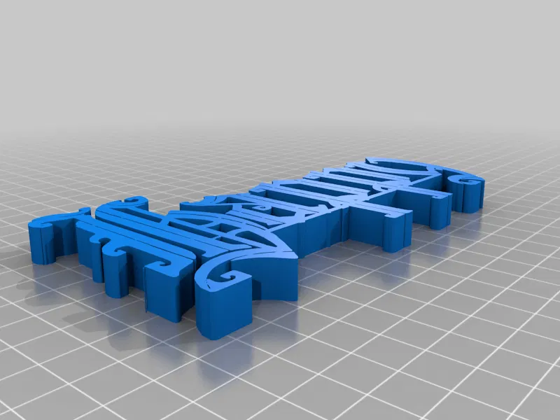 Chúc Mừng Năm Mới - Kiểu Chữ Anh Cổ - Image 1