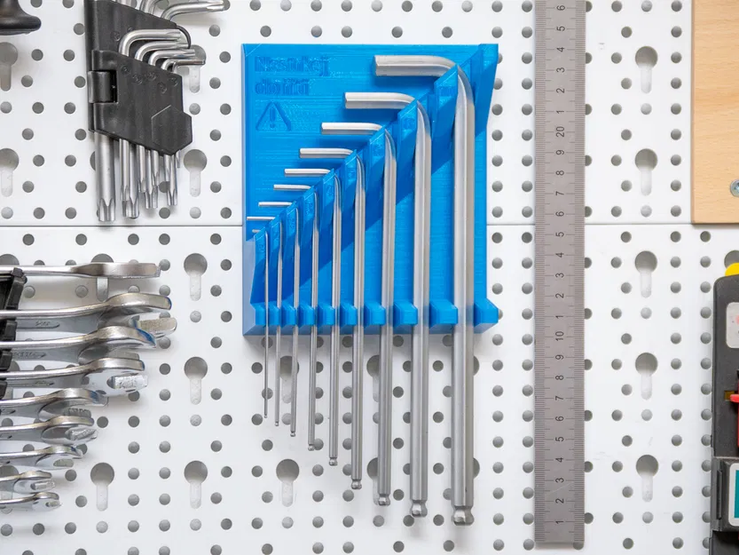 Giá đỡ lục giác Allen cho bảng pegboard - Image 2