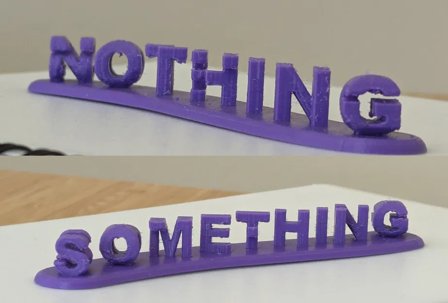 Chữ 3D Something Hoặc Nothing - Image 1