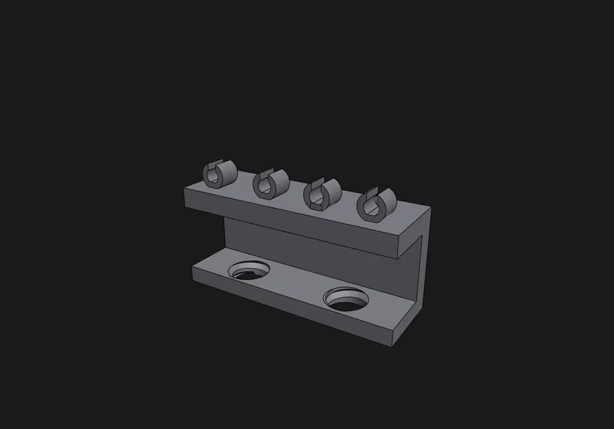 Kẹp giữ dây cáp gọn gàng trên bàn làm việc - Image 1