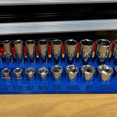 Giá đỡ tuýp hệ SAE 3/8" Drive (1/4, 5/16, 3/8, 7/16, 1/2, 9/16, 5/8, 11/16, 3/4, 13/16, 7/8")