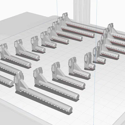 Pô trụ thân xe trước sau Tamiya TT-02