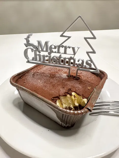 Đế Cắm Bánh Giáng Sinh Merry Christmas - Image 1