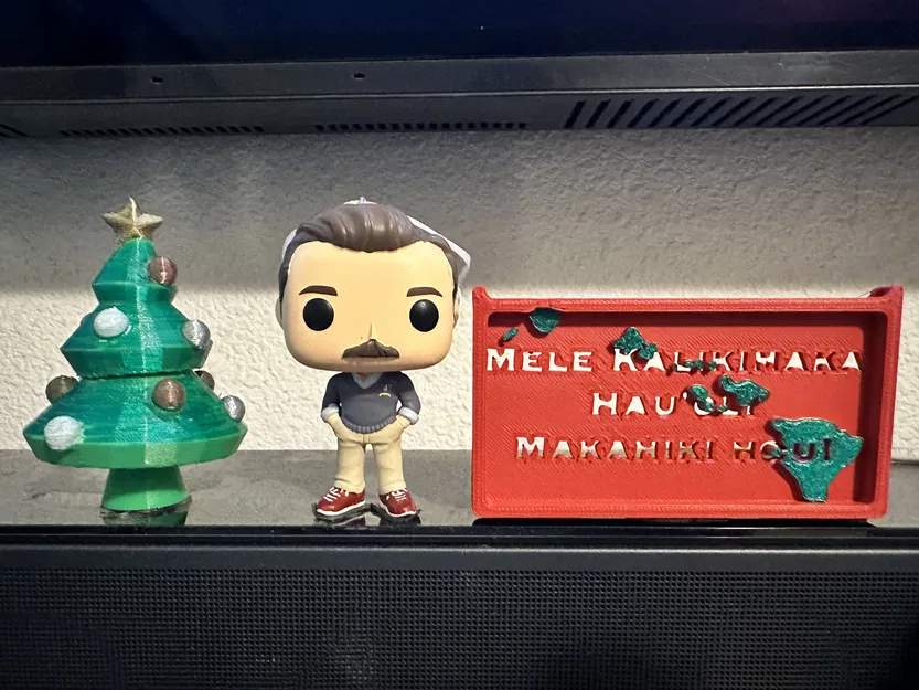 Mô Hình Trang Trí Giáng Sinh Kiểu Hawaii - Image 1