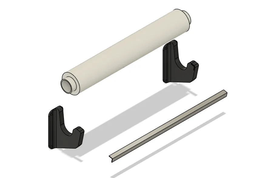 Giá đỡ cuộn màng bọc thực phẩm dán tường - Image 1