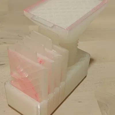 Hộp Gridfinity cho Tem và Tay cầm