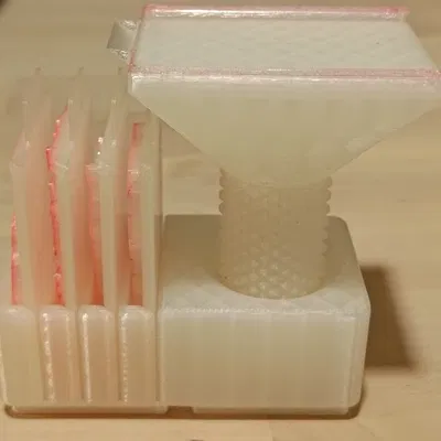 Hộp Gridfinity cho Tem và Tay cầm