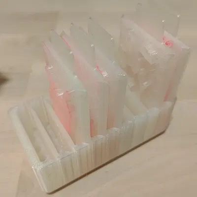 Hộp Gridfinity cho Tem và Tay cầm