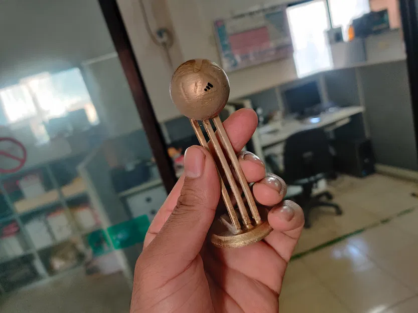 Mô Hình Cúp Quả Bóng Vàng FIFA - Image 1