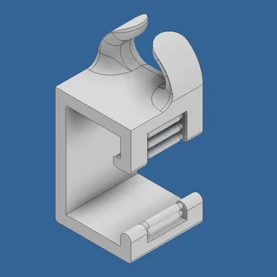 Kẹp Ống PTFE Cho Dây Xích Máy In Bambu Bằng ABS