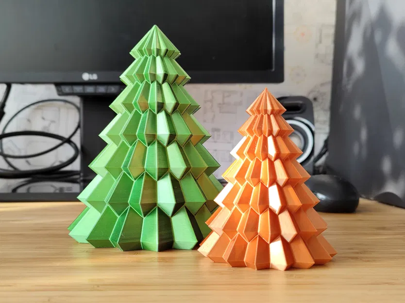 Cây Thông Noel Sành Điệu - Chế Độ "Vase Mode" - Thiết Kế Hình Học - Image 1