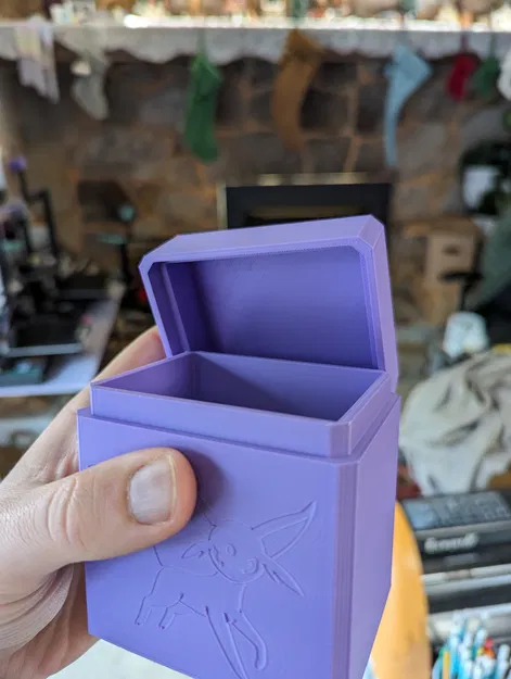 Hộp Đựng Bài TCG Espeon hoặc Trống - Image 1