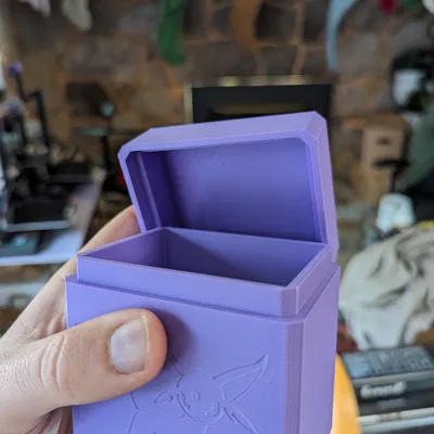 Hộp Đựng Bài TCG Espeon hoặc Trống