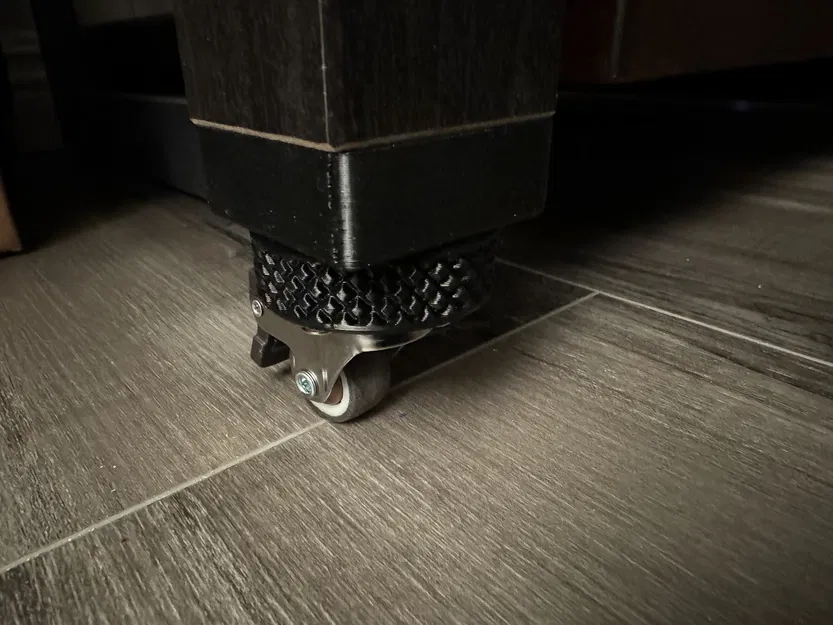 Chân đế tăng chiều cao có bánh xe cho bàn IKEA LACK - Image 1