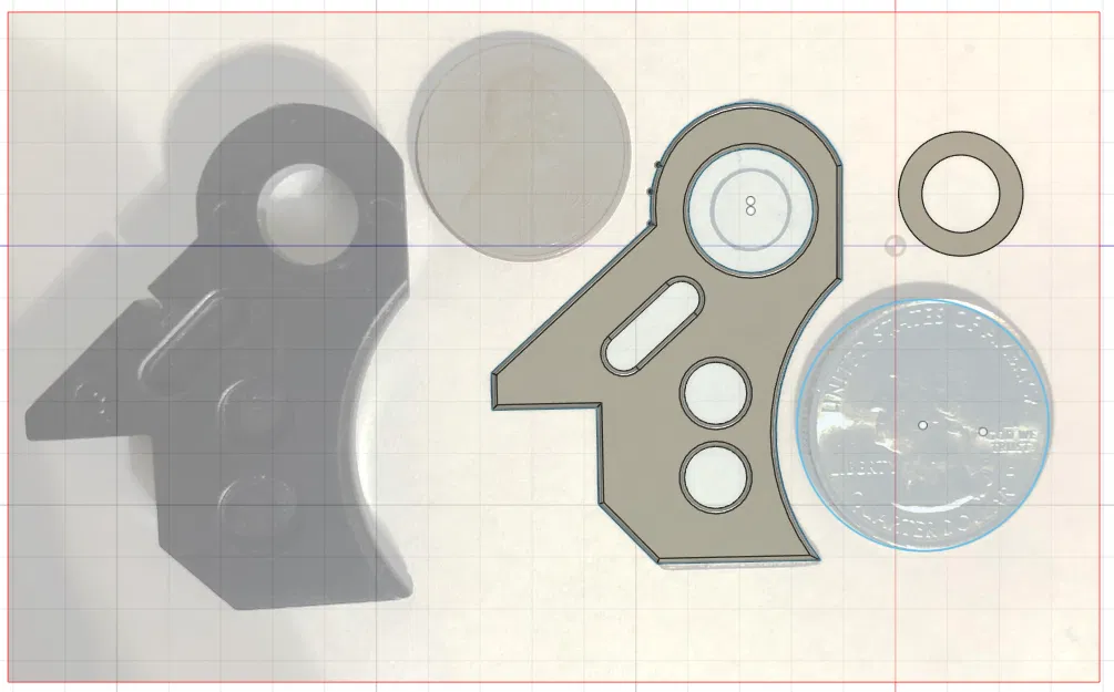 Cò súng cho tủ arcade Namco/Playstation có insert kèm theo - Image 1