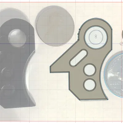 Cò súng cho tủ arcade Namco/Playstation có insert kèm theo