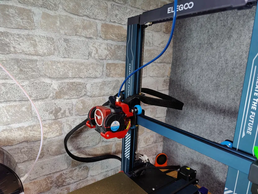 Neptune 3 Pro - Hướng dẫn dây tóc/Giá đỡ Reverse Bowden - Khớp nối PC4-M10 - Image 7