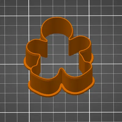 Khuôn cắt bánh gừng mini 2.5" / cao 63mm