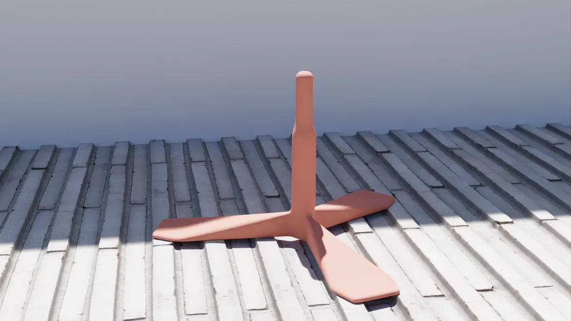 Chân đế sáo, 1 mảnh, chân cố định - Image 1