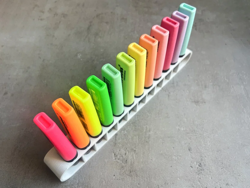 Giá đỡ bút dạ quang Stabilo Boss cải tiến - cho 2 đến 26 cây - Image 6