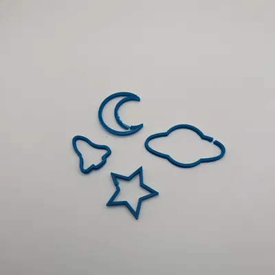 Bộ Đánh Dấu Mũi Đan Chủ Đề Không Gian