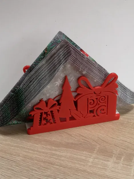 Chân Đế Đựng Giấy Ăn Noel - XMAS Napkin Holder - Image 1