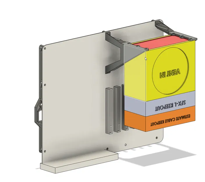 Giá đỡ bo mạch ATX + PSU SFX cho ray DIN - Image 1