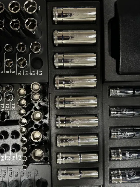 Kệ Giữ Đầu Tuýp Sâu Gearwrench (Hệ Metric) - Image 2