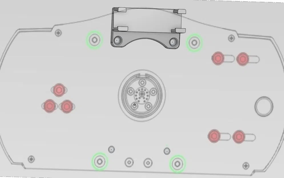 Giá đỡ Tobii 5 cho Đế vô lăng Fanatec - Image 2