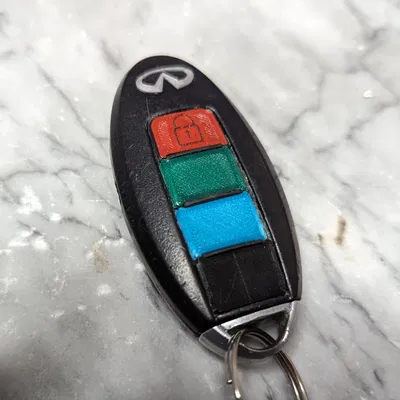 Nút Bấm Thay Thế Cho Chìa Khóa Không Dây Infiniti / Nissan