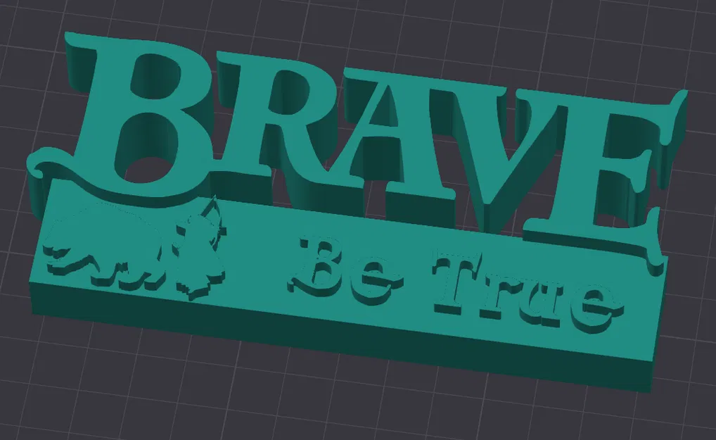 Biển Báo Dũng Cảm "Brave Sign" - Image 1