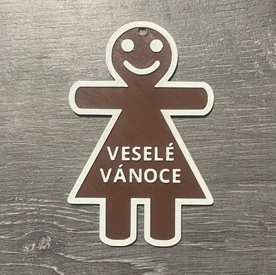 Móc treo hình bánh Gừng Noel